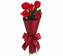Букет 5 Красных роз Эдлесс Лав в Медвежьи Озера
