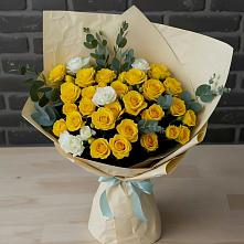 Букет цветов из:  Розы #REPLACE_PRED# Медвежьи Озера