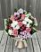 Букет цветов из: Альстромерии, Гвоздики, Розы и Хризантемы в Медвежьи Озера
