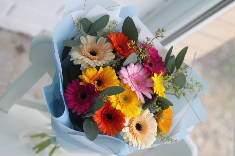 Букет цветов из: Герберы в Медвежьи Озера