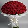 Букет 101 Красная роза Блэк Мэджик в Медвежьи Озера