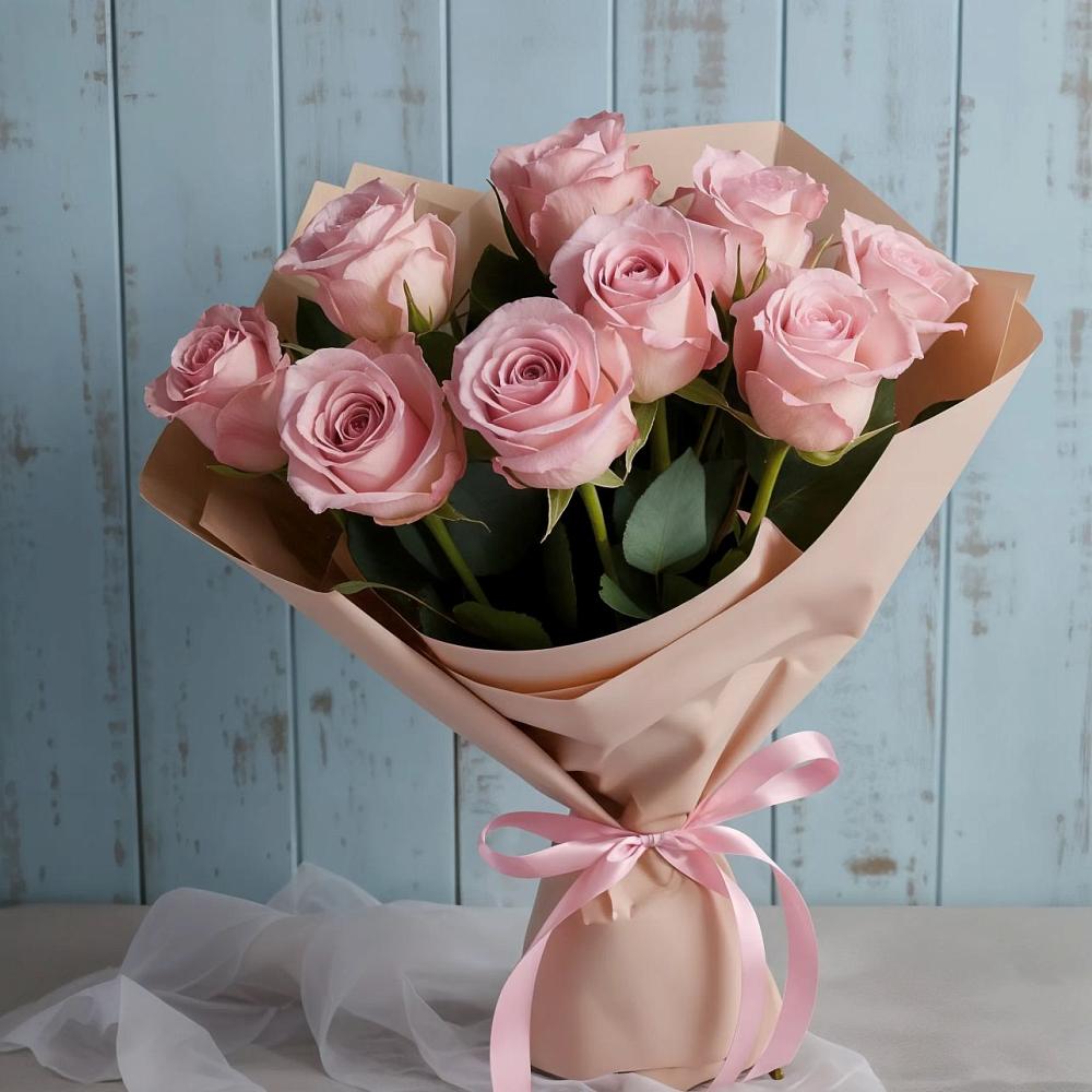 Букет цветов из: Розы в Медвежьи Озера