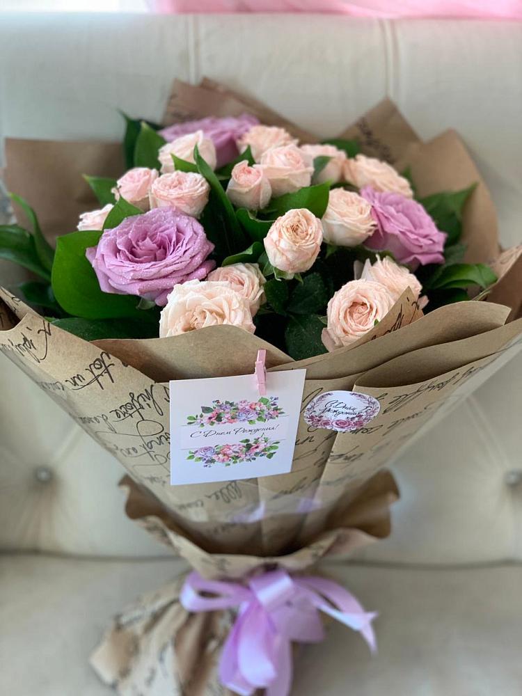 Букет цветов из: Розы в Медвежьи Озера