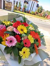 Букет цветов из:  Герберы #REPLACE_PRED# Медвежьи Озера