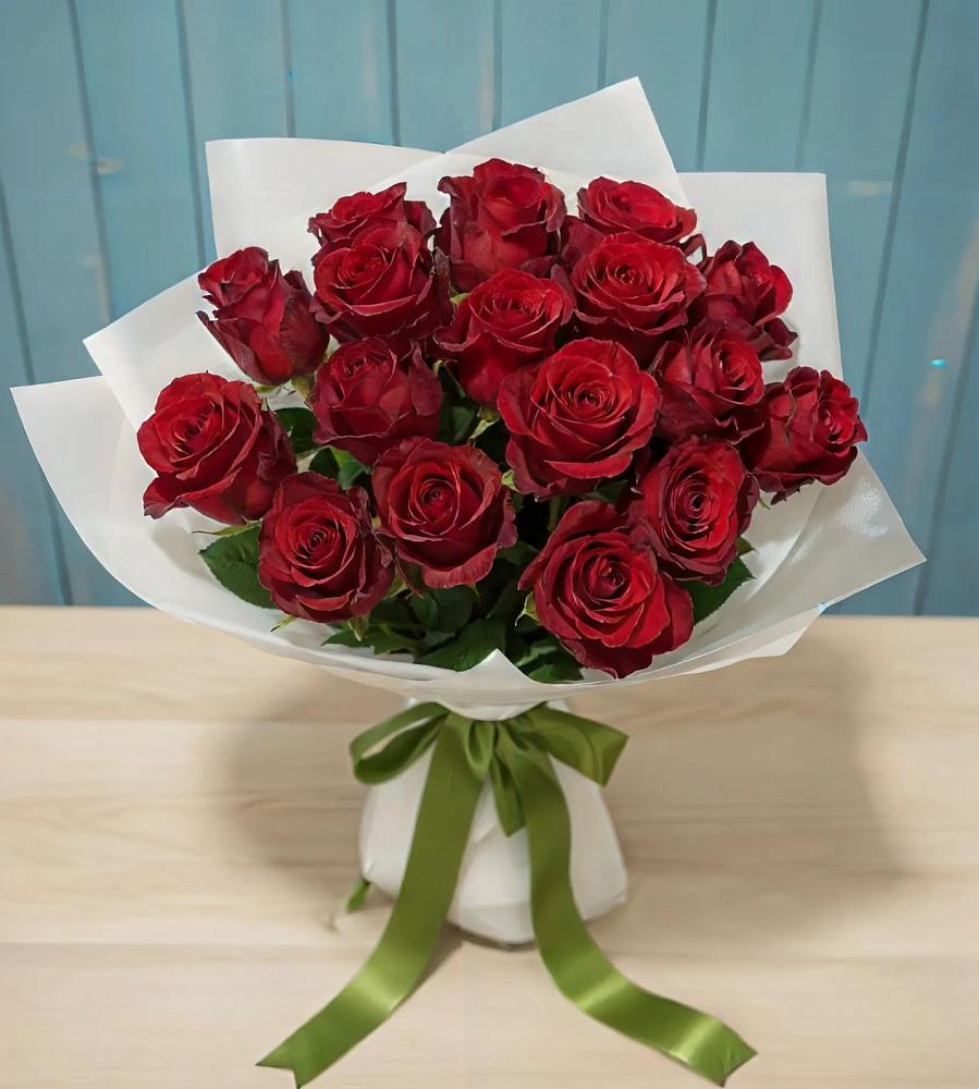 Букет Красные розы в Медвежьи Озера