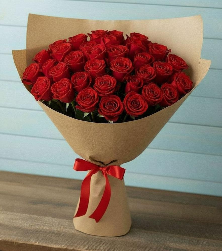 Букет Красные розы Милано в Медвежьи Озера