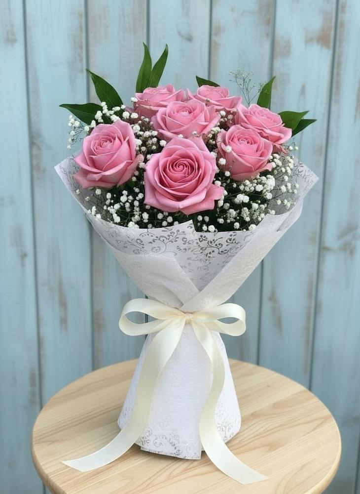 Букет цветов из: Розы в Медвежьи Озера