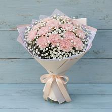 Букет цветов из:  Гвоздики в Медвежьи Озера