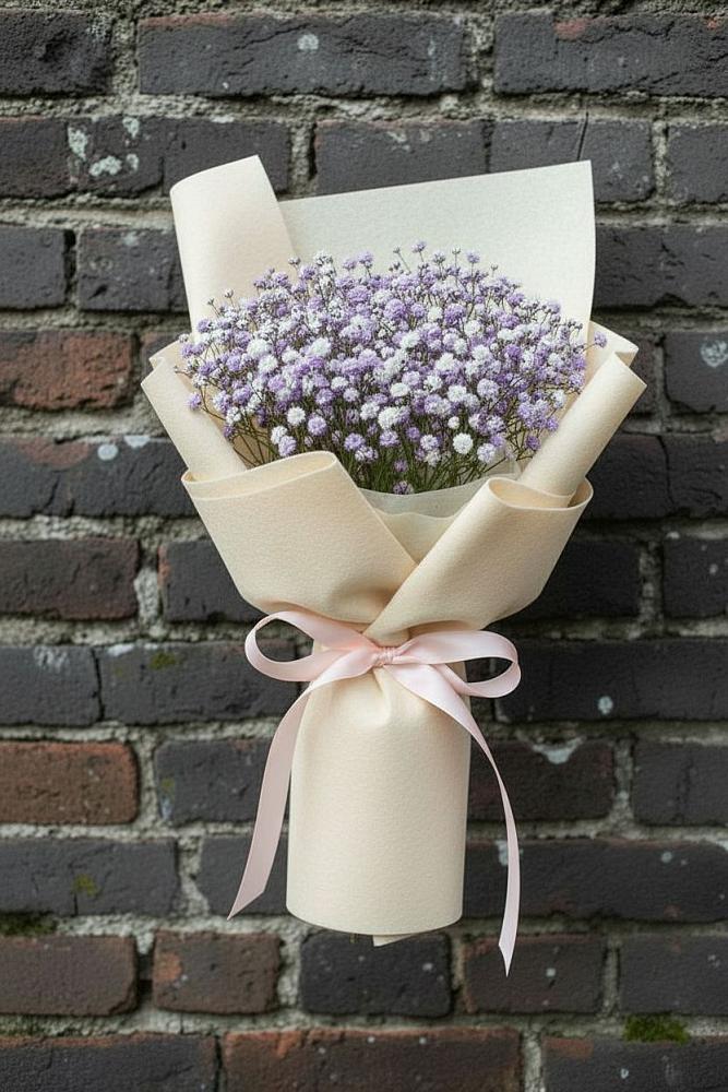 Букет цветов из: Гипсофила в Медвежьи Озера