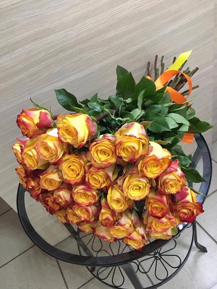 Букет Желтые розы в Медвежьи Озера