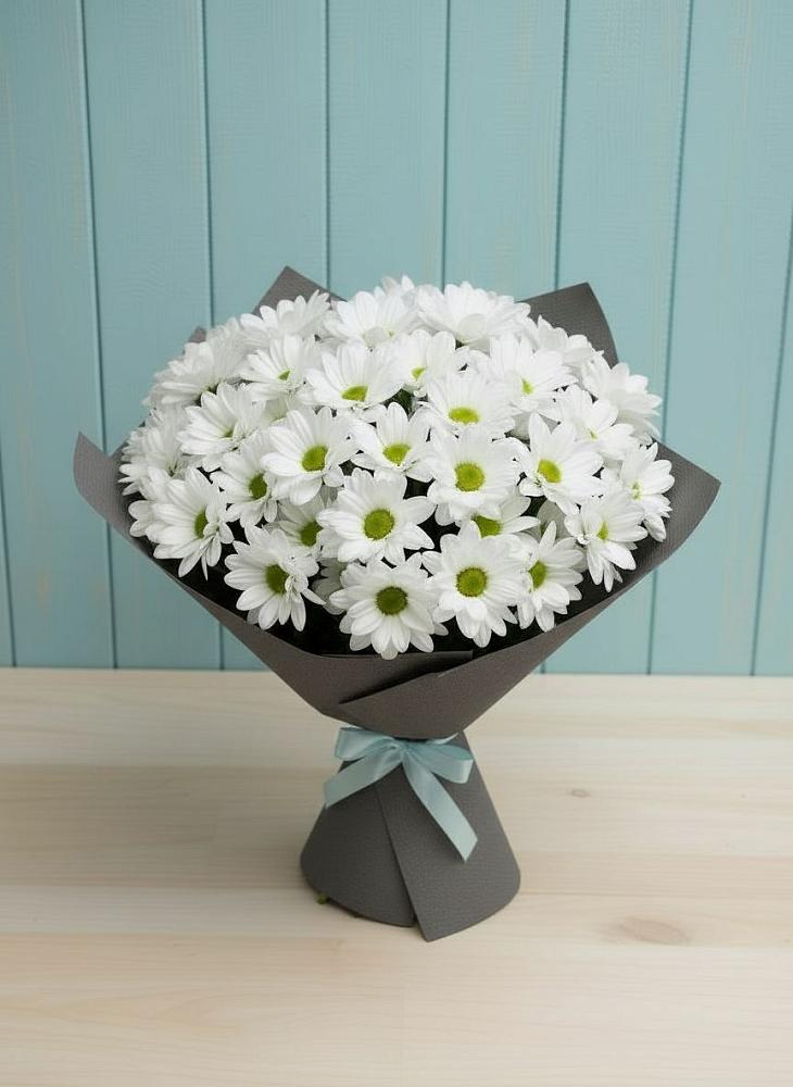 Букет цветов из: Хризантемы в Медвежьи Озера