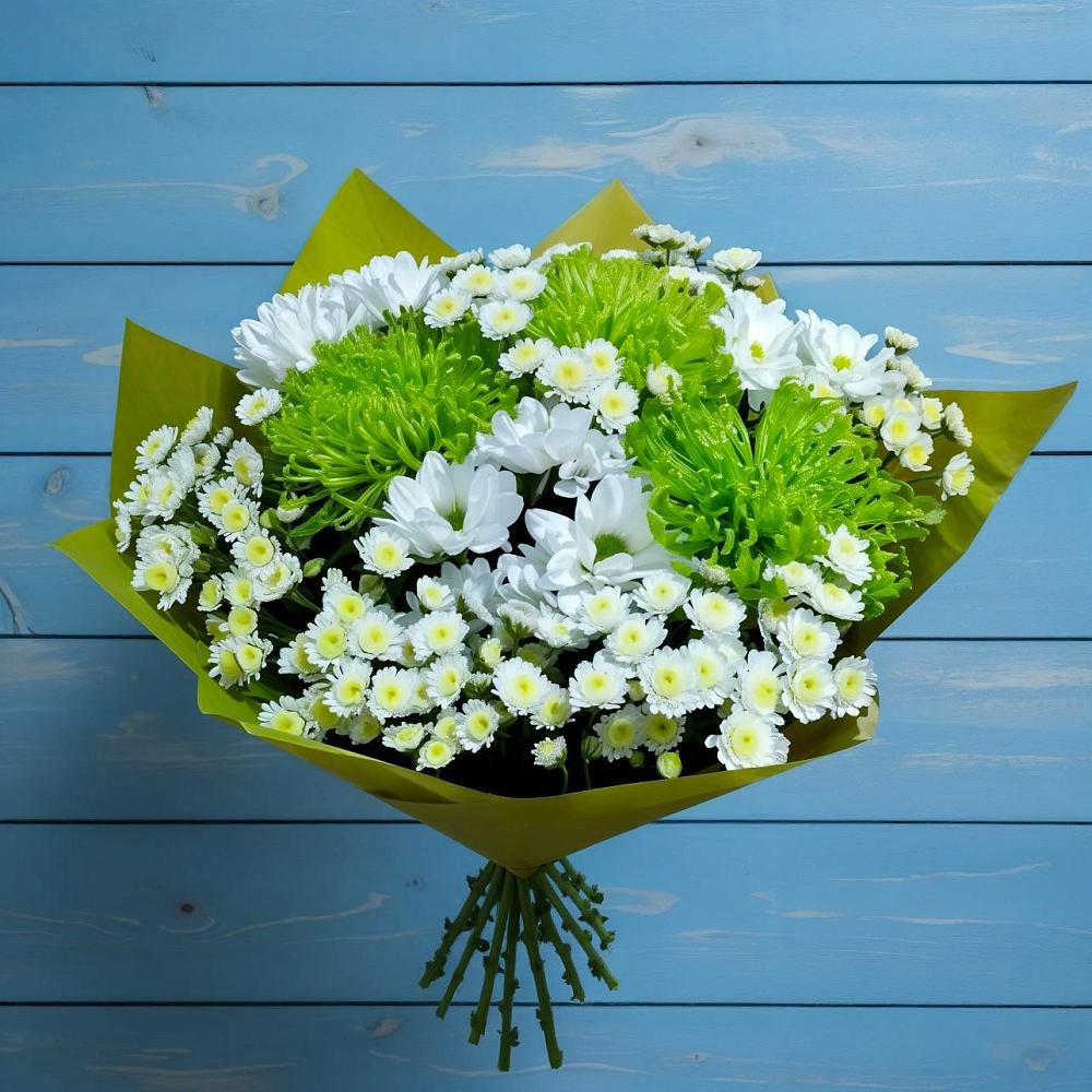 Букет цветов из: Хризантемы в Медвежьи Озера