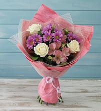 Букет цветов из:  Герберы в Медвежьи Озера