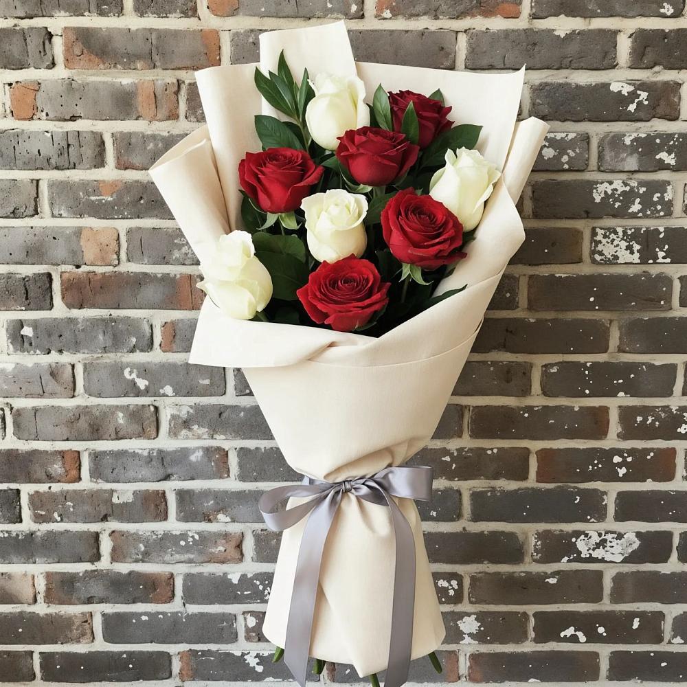 Букет цветов из: Розы в Медвежьи Озера