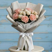Букет цветов из:  Розы в Медвежьи Озера