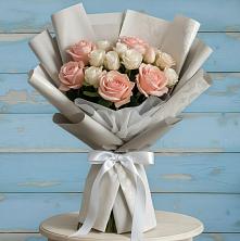 Букет цветов из:  Розы в Медвежьи Озера