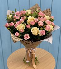 Букет цветов из:  Розы в Медвежьи Озера