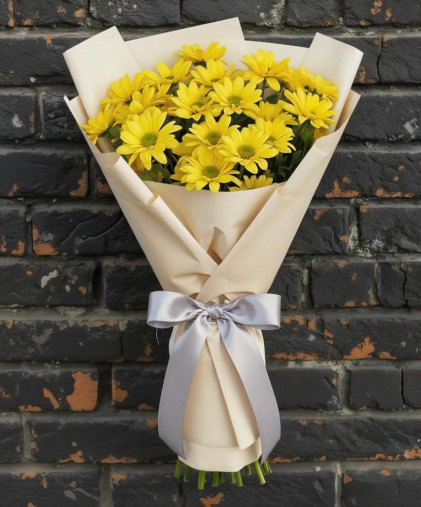 Букет цветов из: Хризантемы в Медвежьи Озера