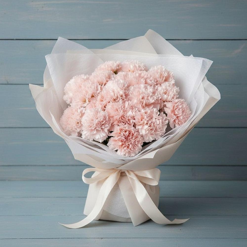 Букет цветов из: Гвоздики в Медвежьи Озера