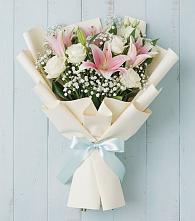 Букет цветов из:  Лилии в Медвежьи Озера
