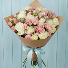Букет цветов из:  Розы в Медвежьи Озера